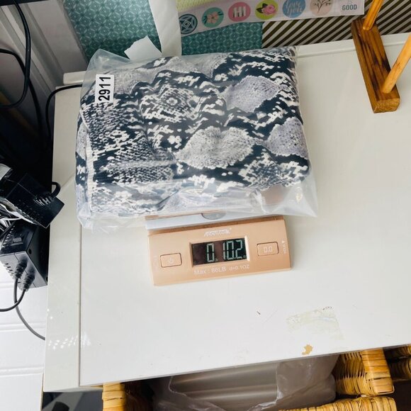 Soma Intimates Womens Black & White Snake Print Zip-Up Jacket S - Picture 6 of 6